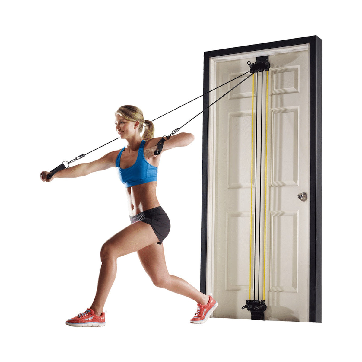 Volkano Active Doorway Gym - Black/Yellow