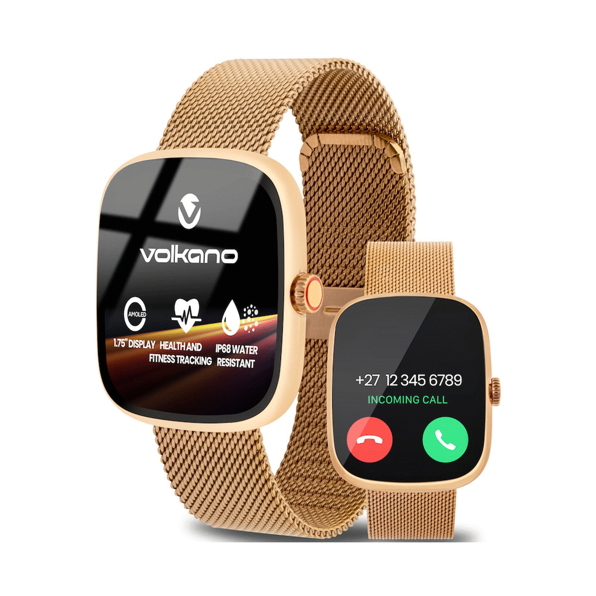 Volkano Ayla Collection Smartwatch with Milanese Strap