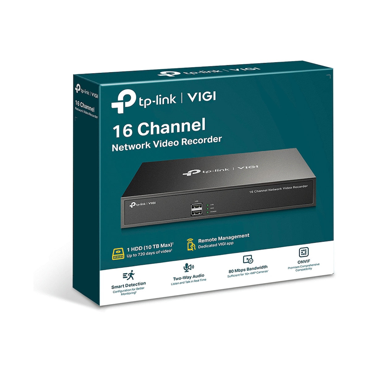 TP-Link Vigi NVR1016H 16-Channel Network Video Recorder
