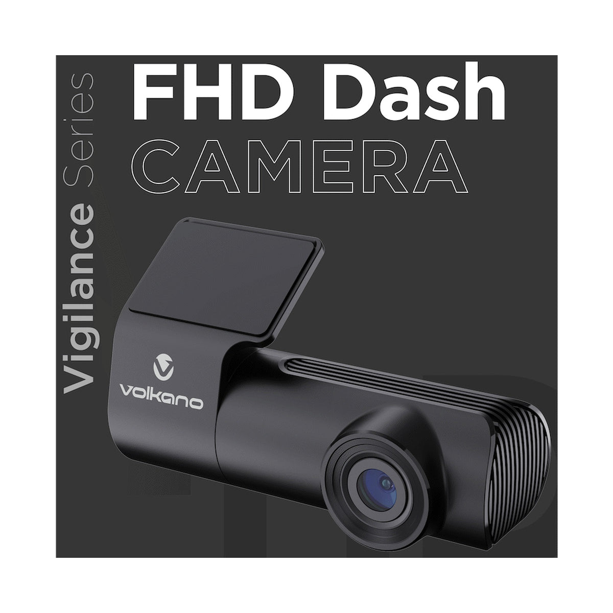 Volkano Vigilance Series FHD Dash Camera - Black