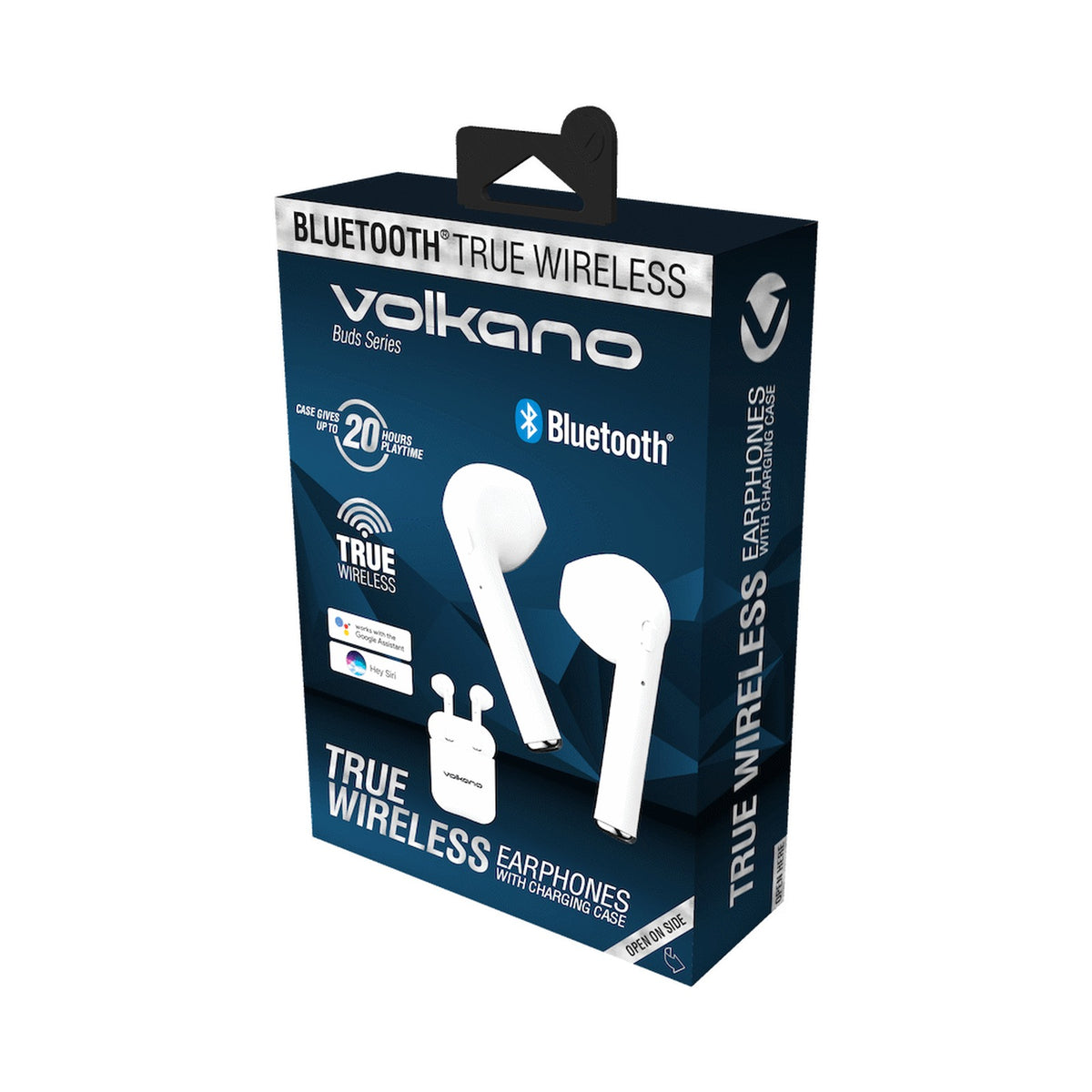 Volkano Buds Series TWS Without Silicone - White