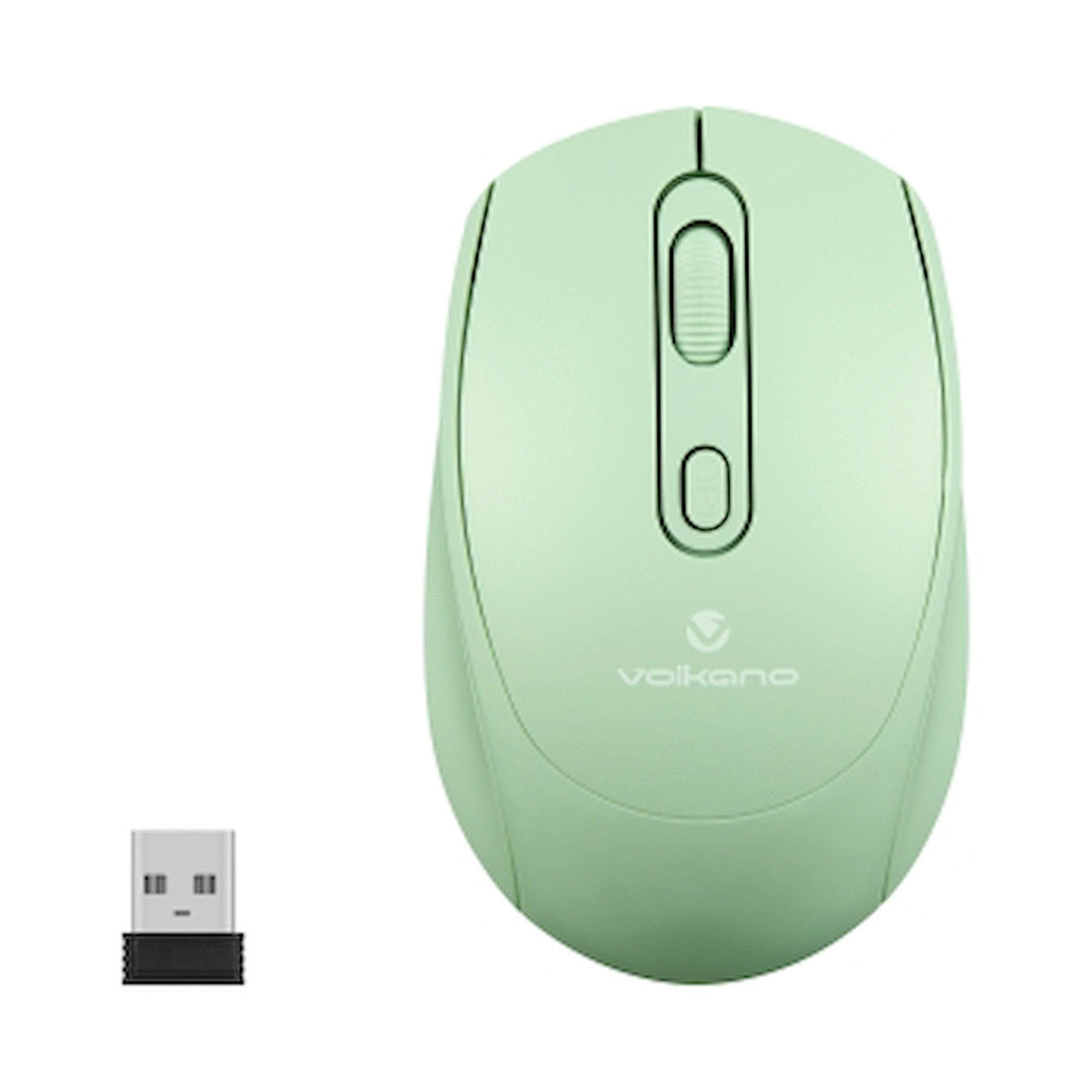 Volkano Willow Series 4D Wireless Mouse - Green