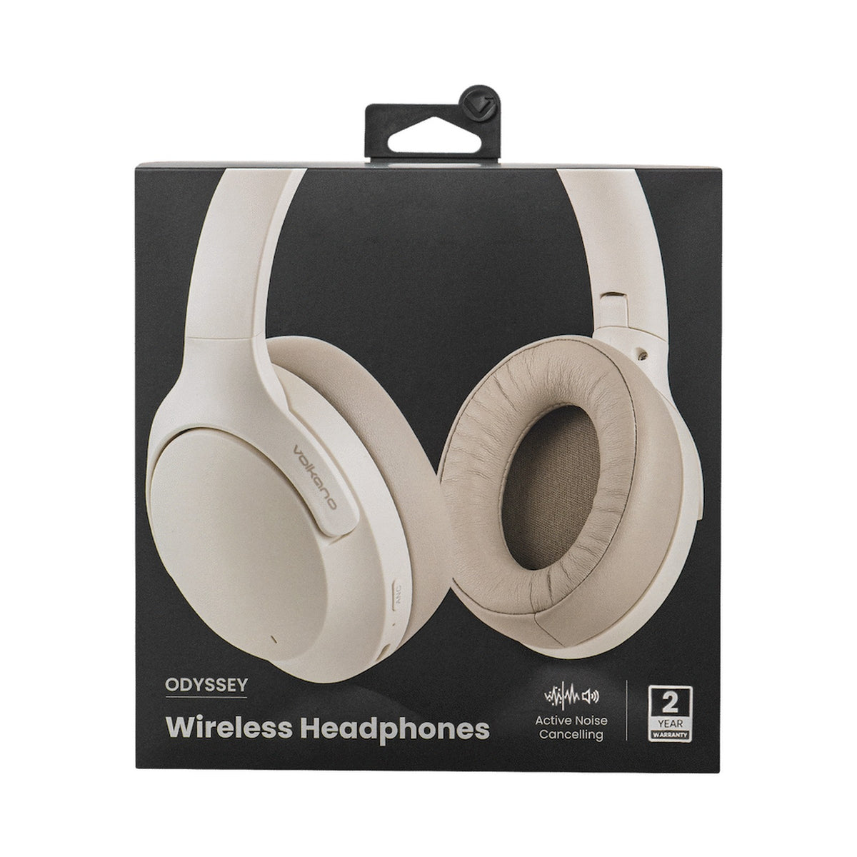 Volkano Odyssey ANC Bluetooth Wireless Headphone - Nude