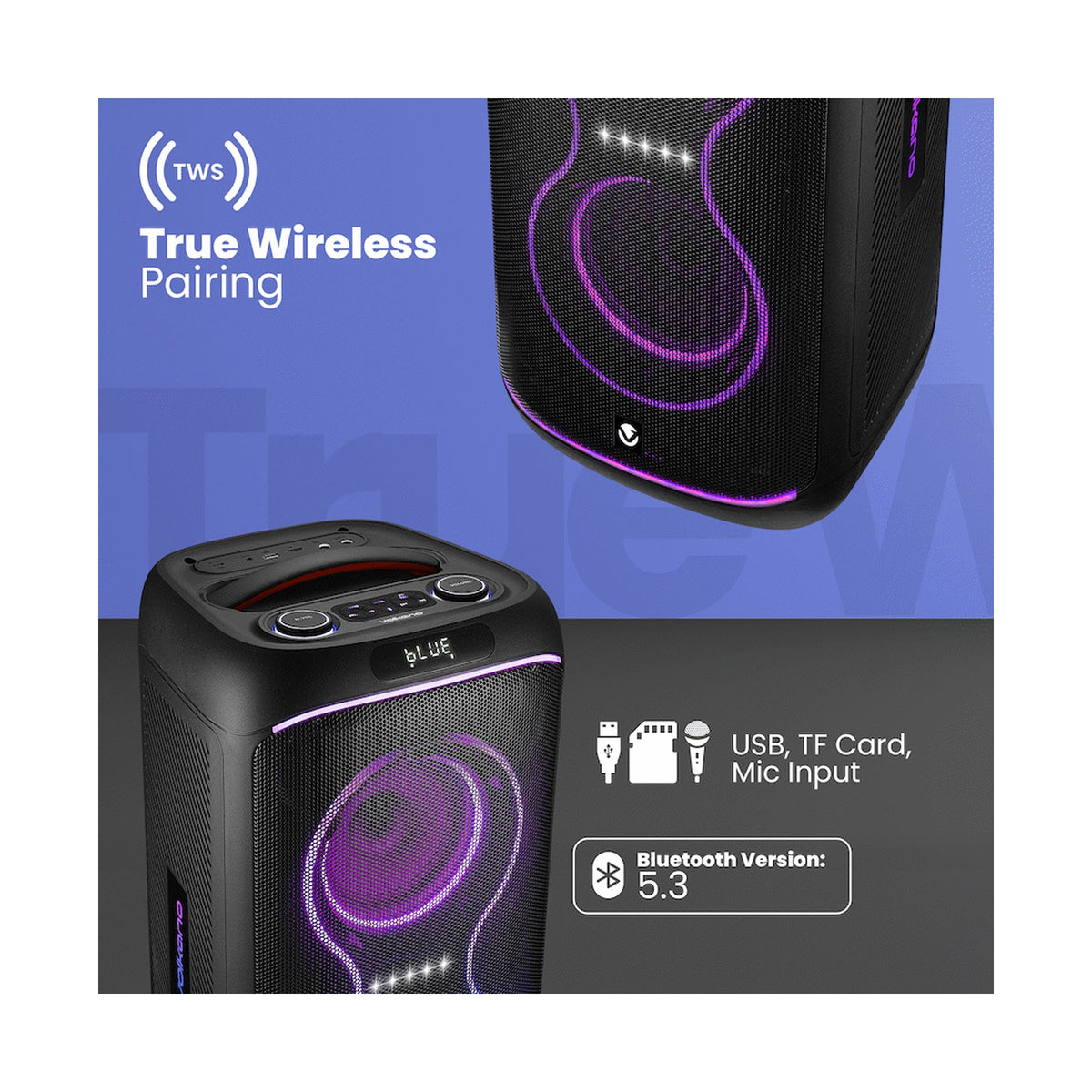 Volkano Elite Series Dual 6.5" Party Speaker