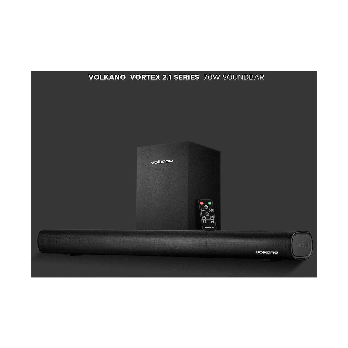 Volkano Vortex Series 2.1 70w Soundbar