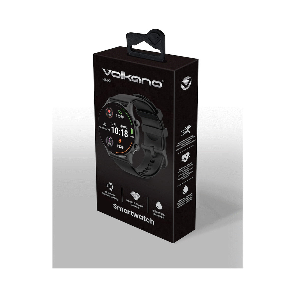 Volkano Halo Series Smartwatch - Black
