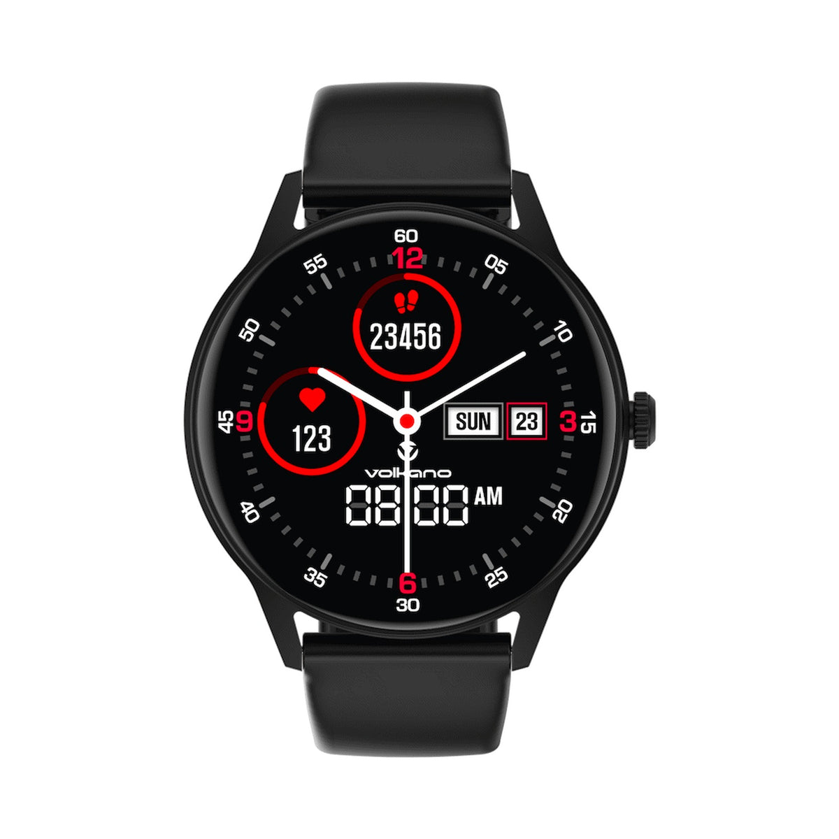 Volkano Soul Series Smart Watch - Black