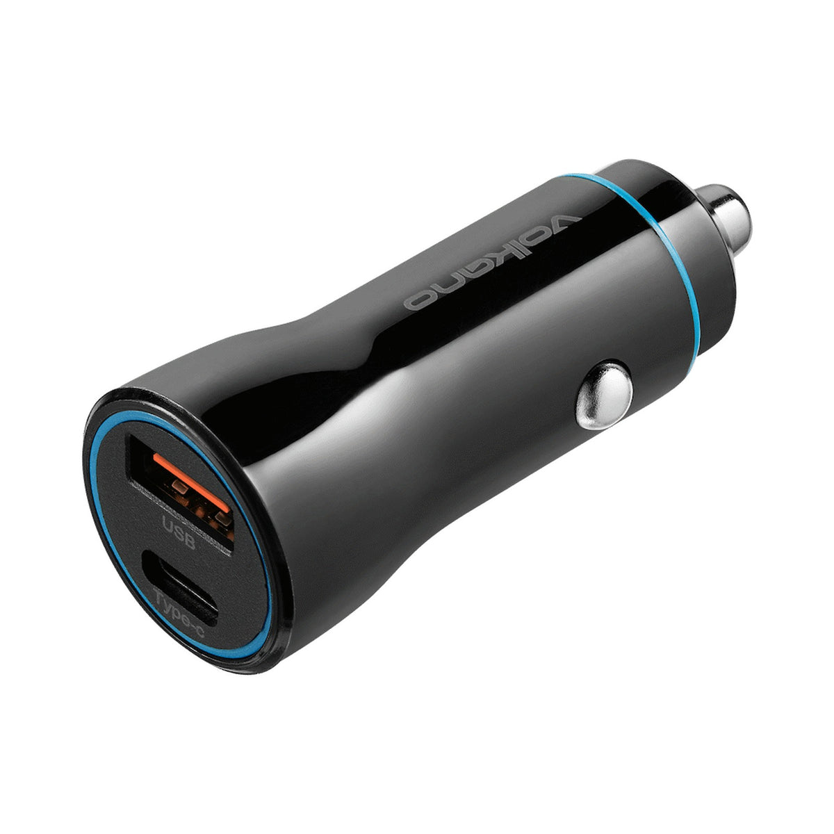 Volkano Cruise Series Car Charger with P.D. and USB Q.C.