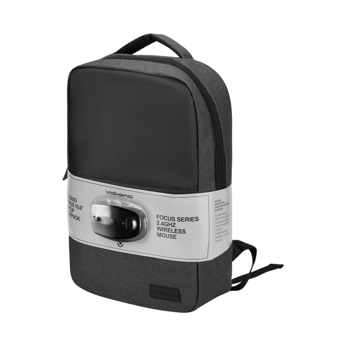 Volkano Taurus 15.6" Backpack & Mouse combo