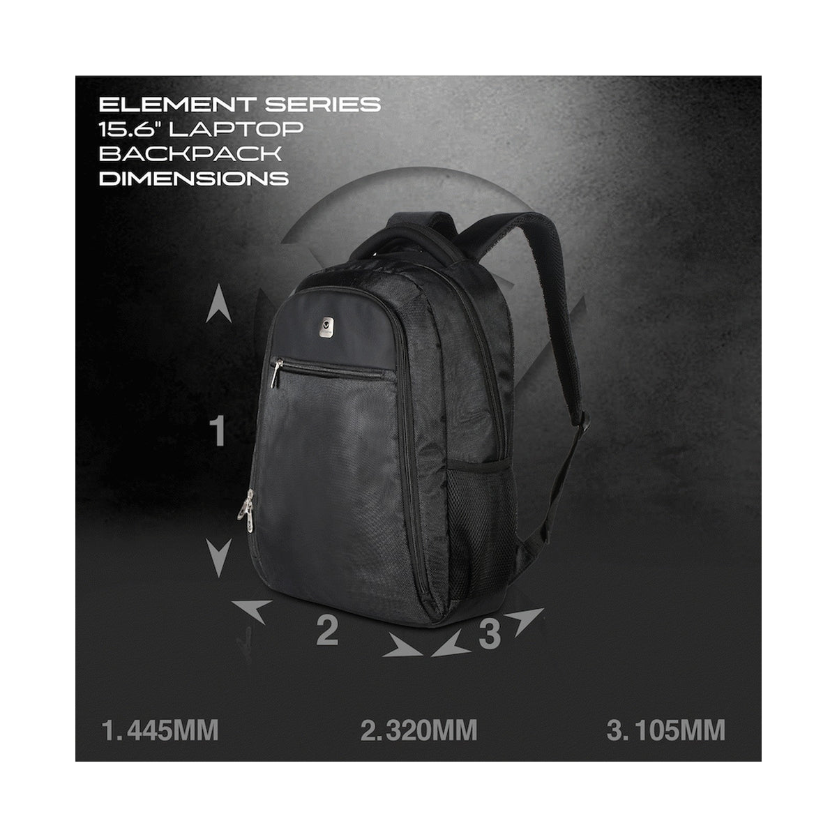Volkano Element Series 15.6" Laptop Backpack