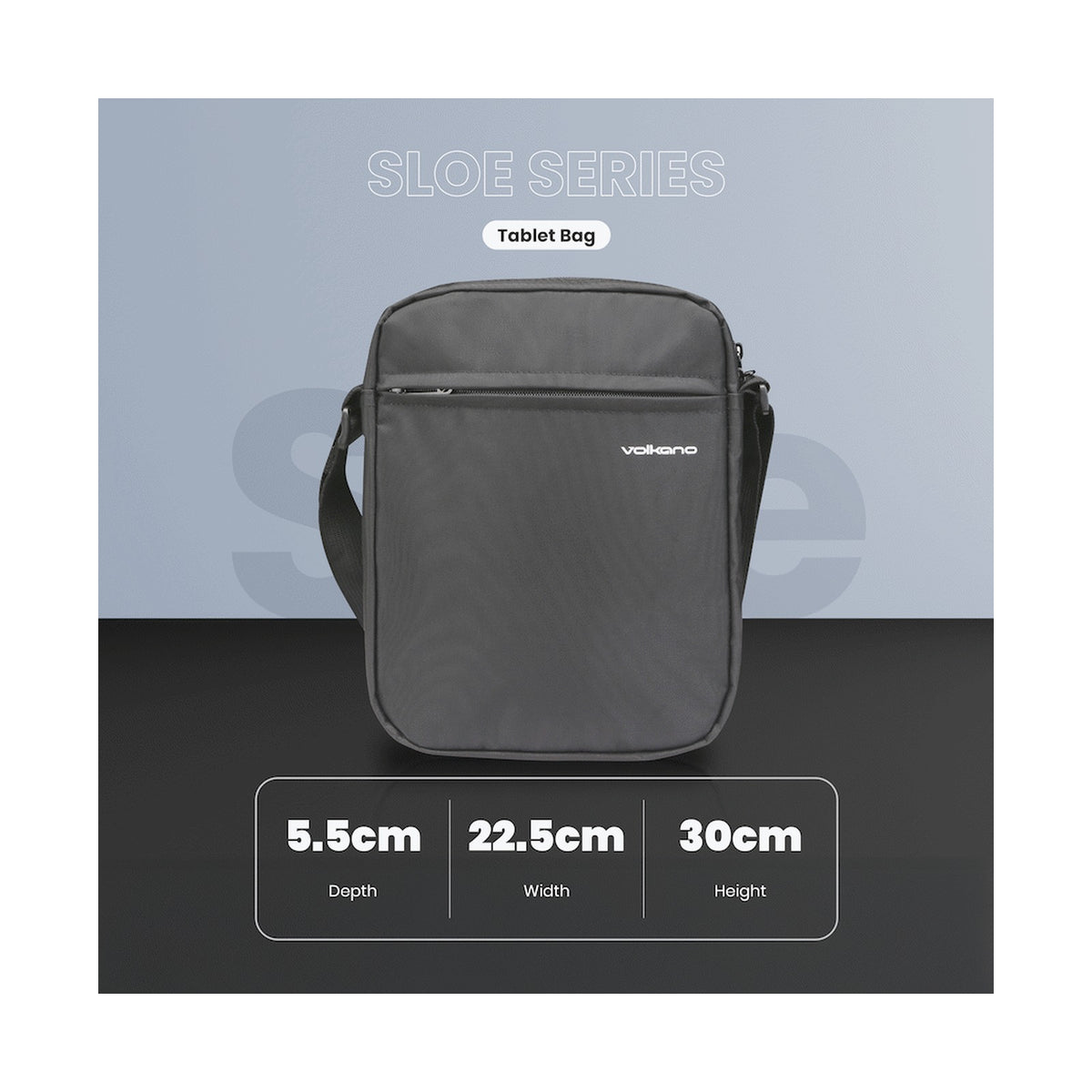Volkano Tablet Bag Sloe Series 10.1" - Black