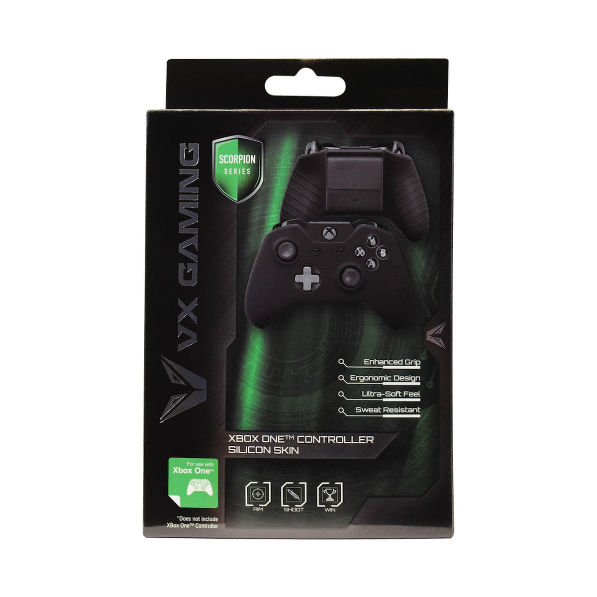 VX Gaming Scorpion Series Controller Silicone Skin - Black (Xbox One)