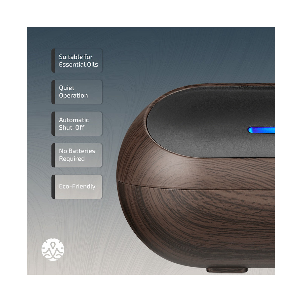 Zen Radiant Diffuser - Dark Wood