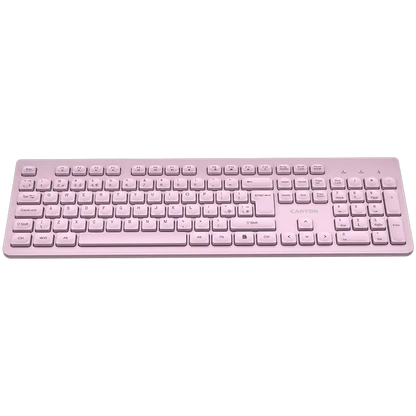 CANYON keyboard HKB-W01 UK/US AAA Wireless Pink CNS-HKBW01P