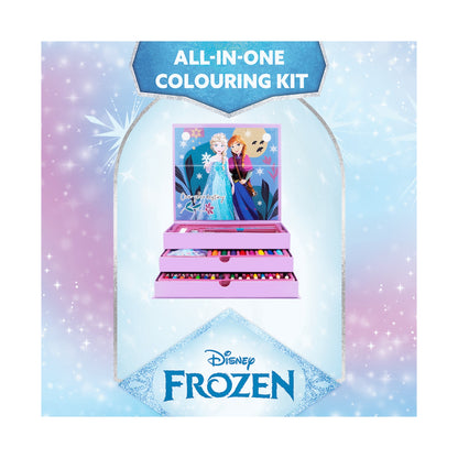 43 PC COLOURING STATIONERY SET - FROZEN