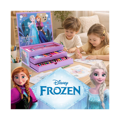 43 PC COLOURING STATIONERY SET - FROZEN