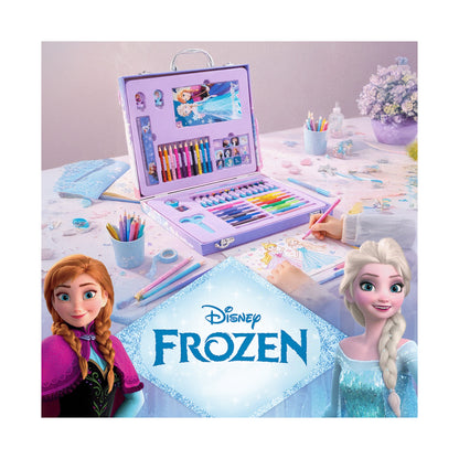 42 PIECE COLOURING STATIONERY BRIEFCASE- FROZEN