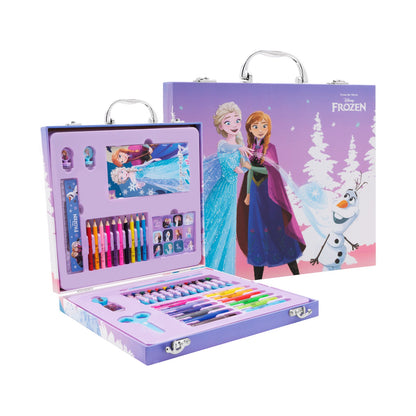 42 PIECE COLOURING STATIONERY BRIEFCASE- FROZEN
