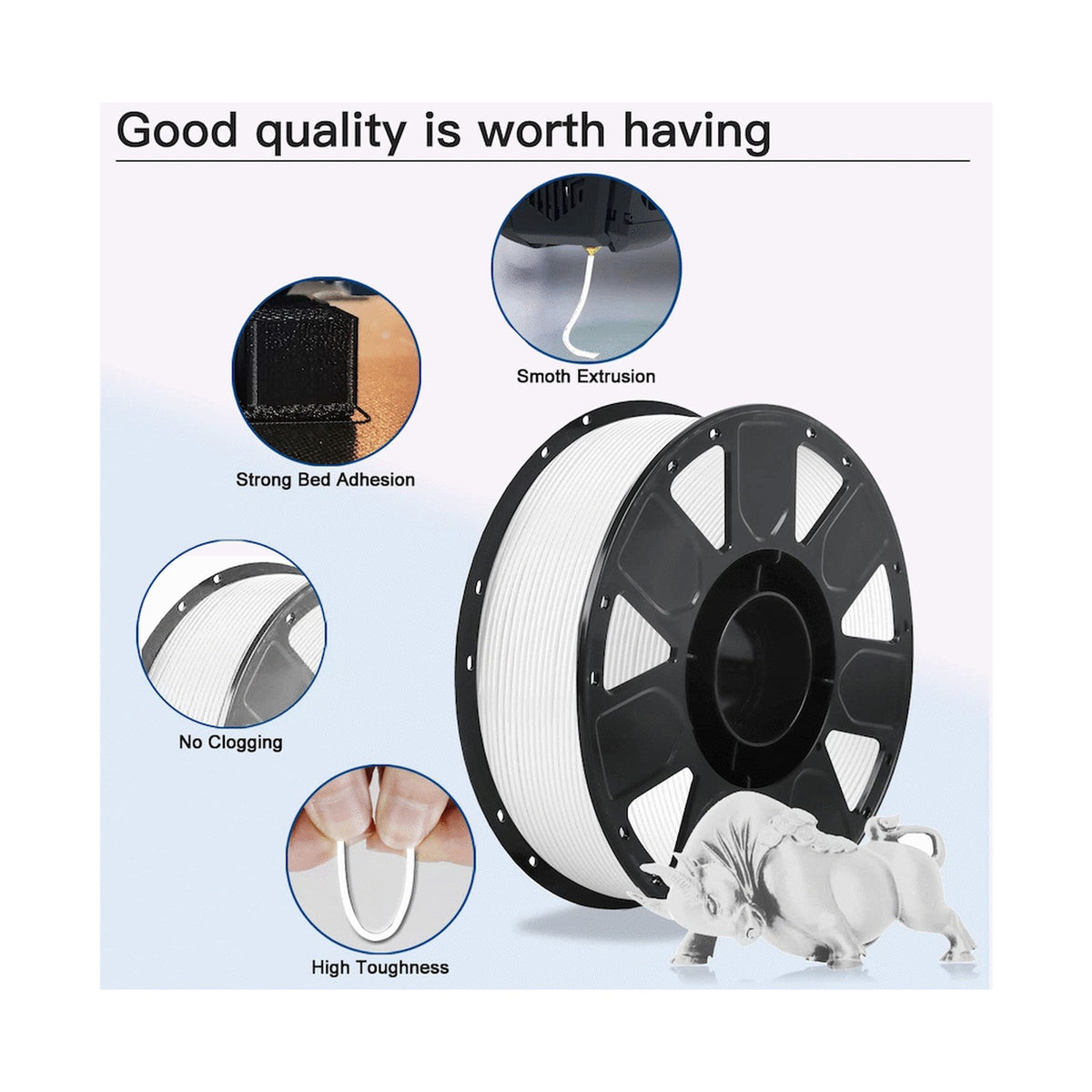 Ender PLA Filament - White (1kg)
