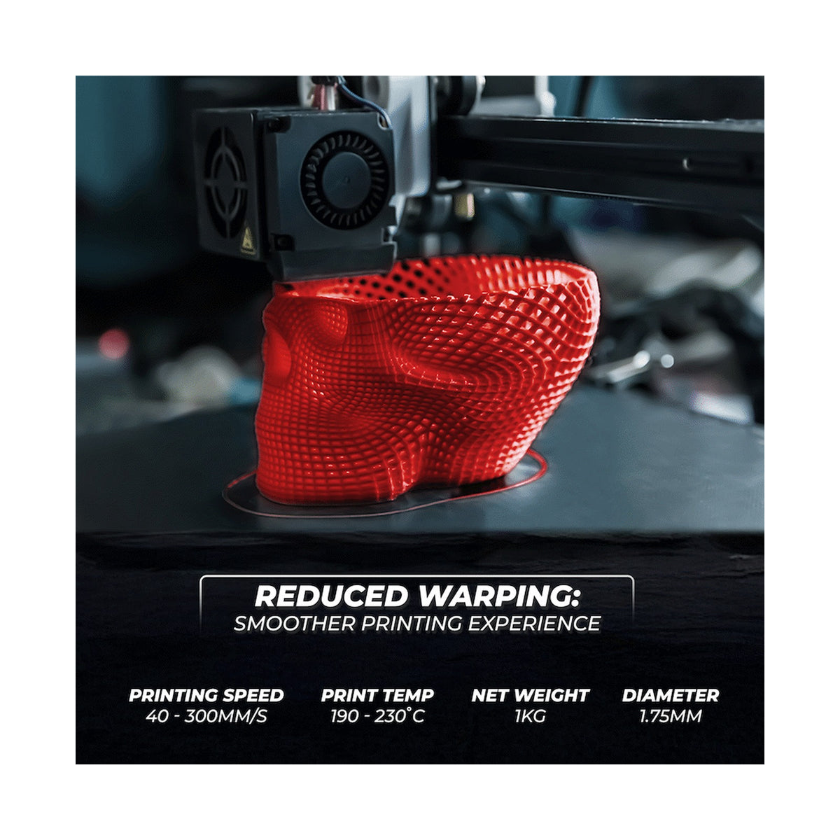 Ender PLA Red Filament 1kg
