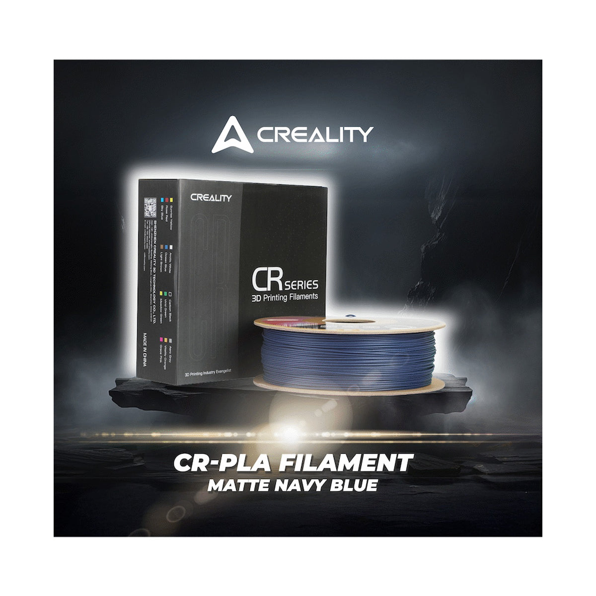 Creality CR-PLA Filament - Matte Navy Blue (1kg)