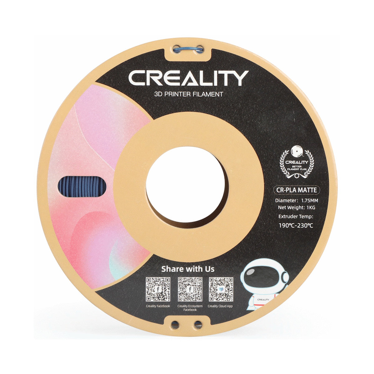 Creality CR-PLA Filament - Matte Navy Blue (1kg)