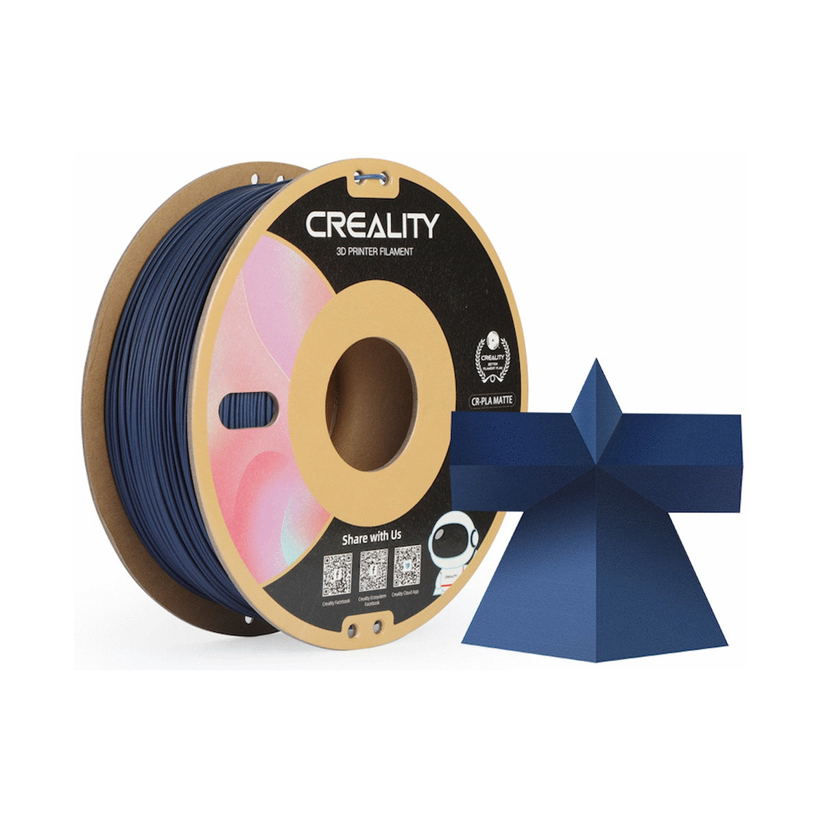 Creality CR-PLA Filament - Matte Navy Blue (1kg)