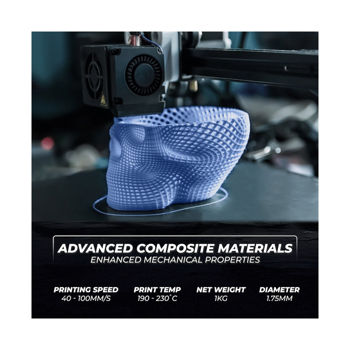 Creality CR-PLA Filament - Matte Navy Blue (1kg)