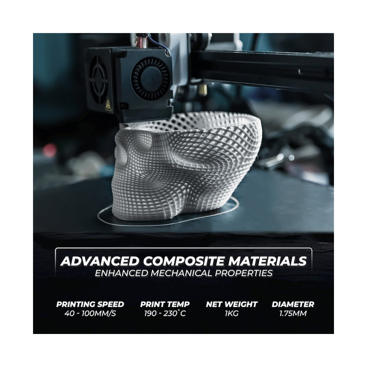 Creality CR-PLA Filament - Matte Grey 1kg