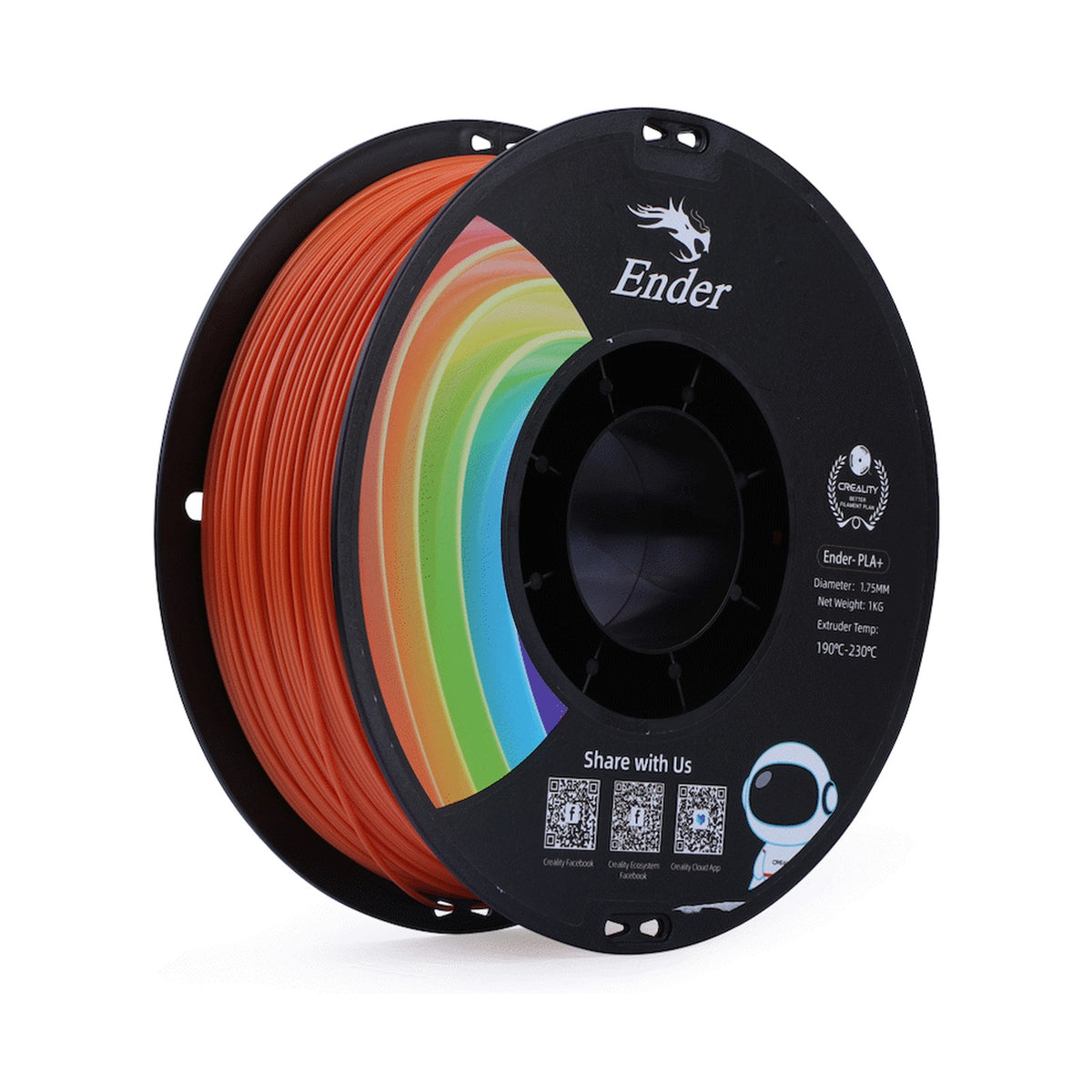 Ender PLA+ Filament - Orange 1kg