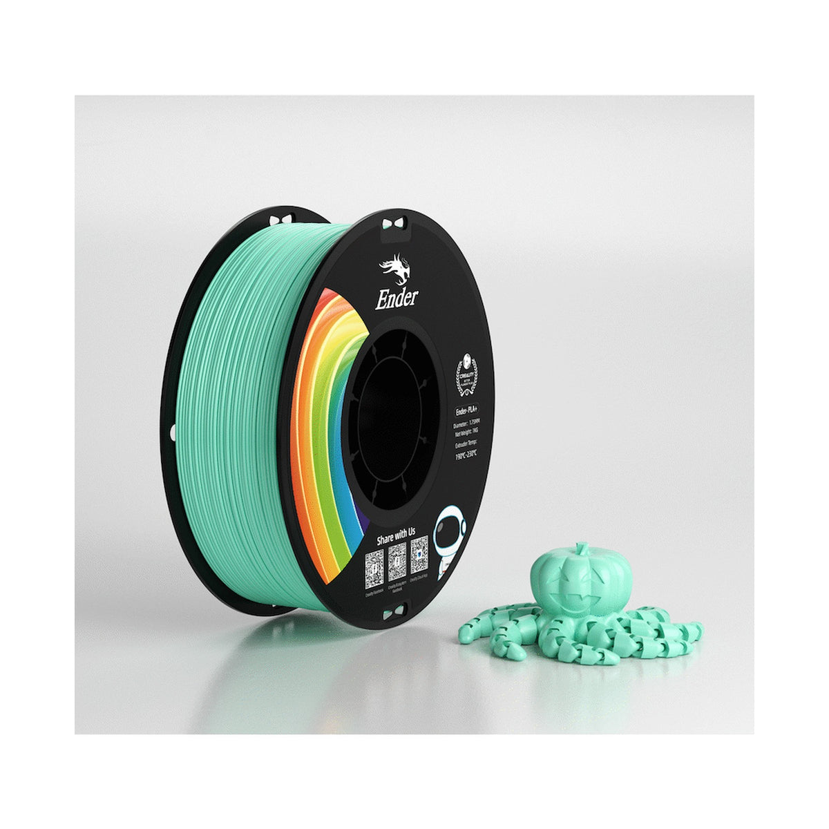Ender PLA+ Filament - Jade Green 1kg