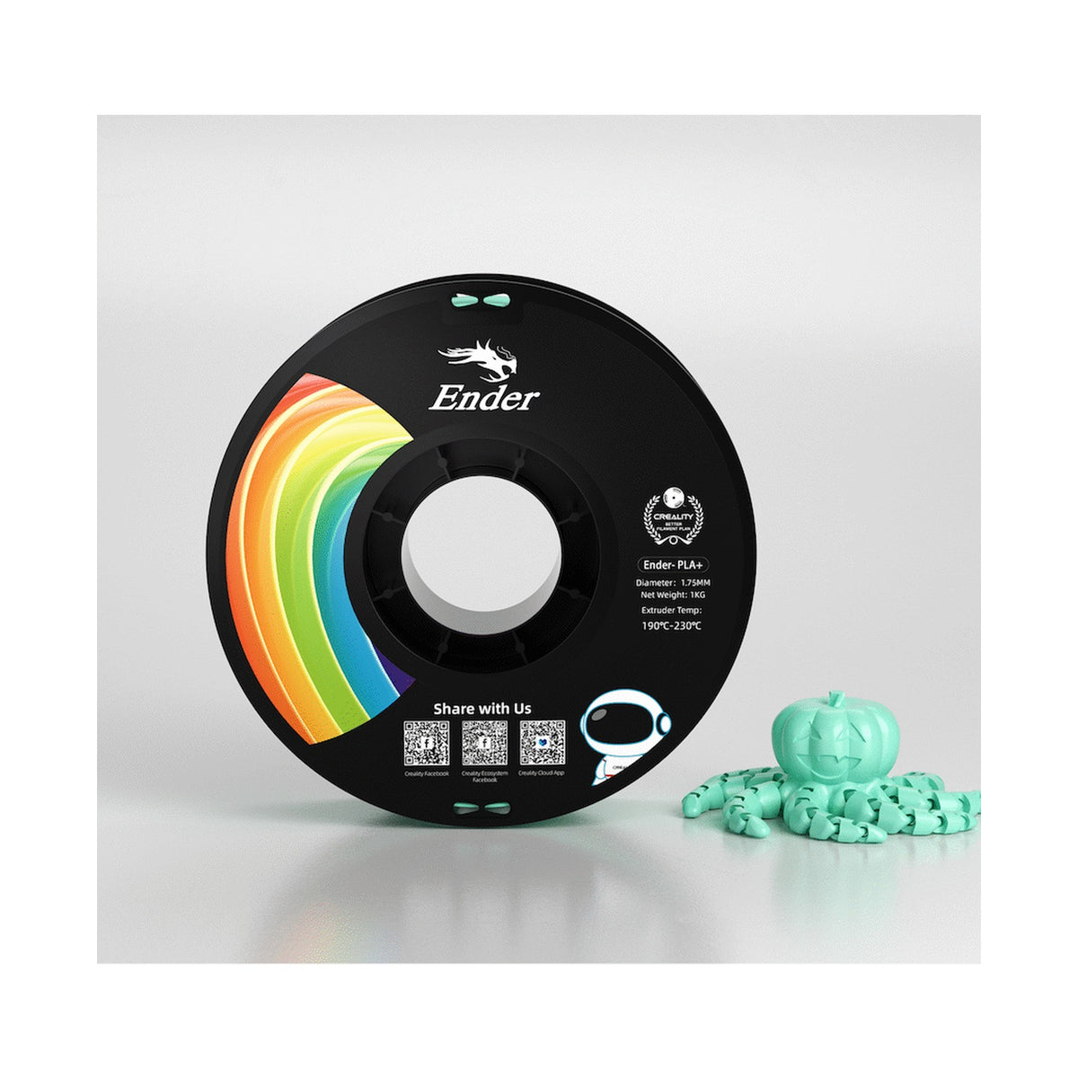 Ender PLA+ Filament - Jade Green 1kg