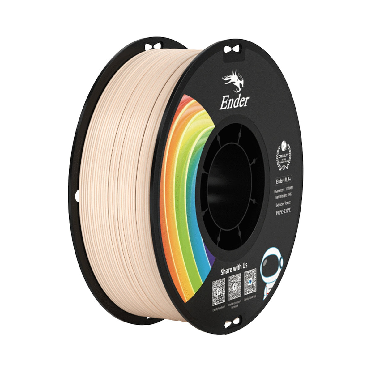 Ender PLA+ Filament 1kg - Beige