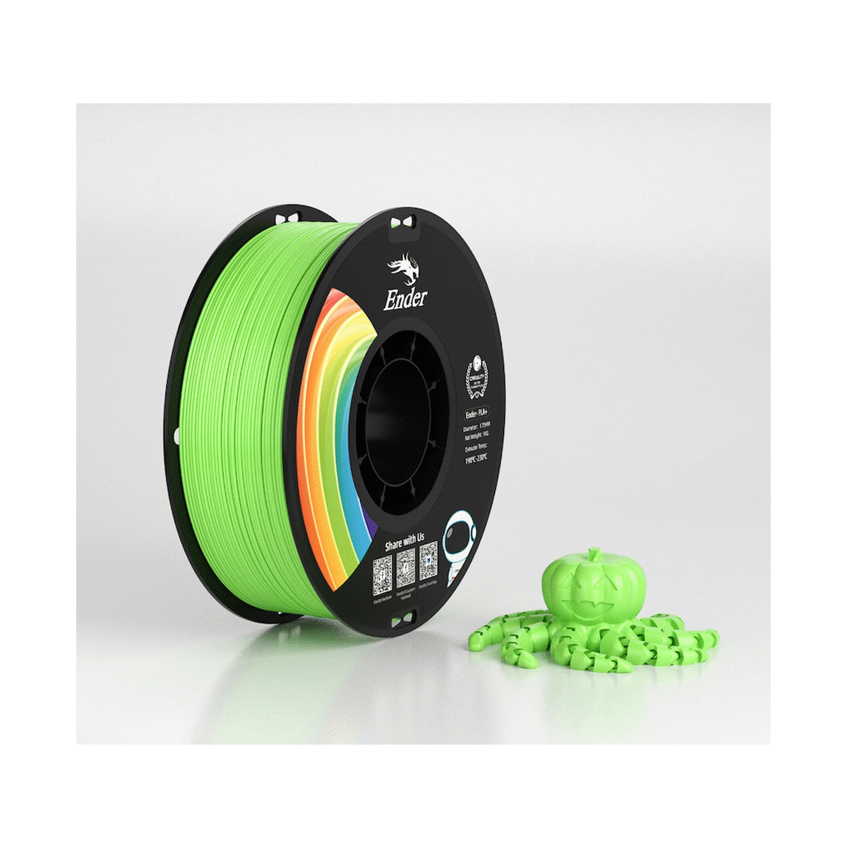 Ender PLA+ Filament Apple Green 1Kg