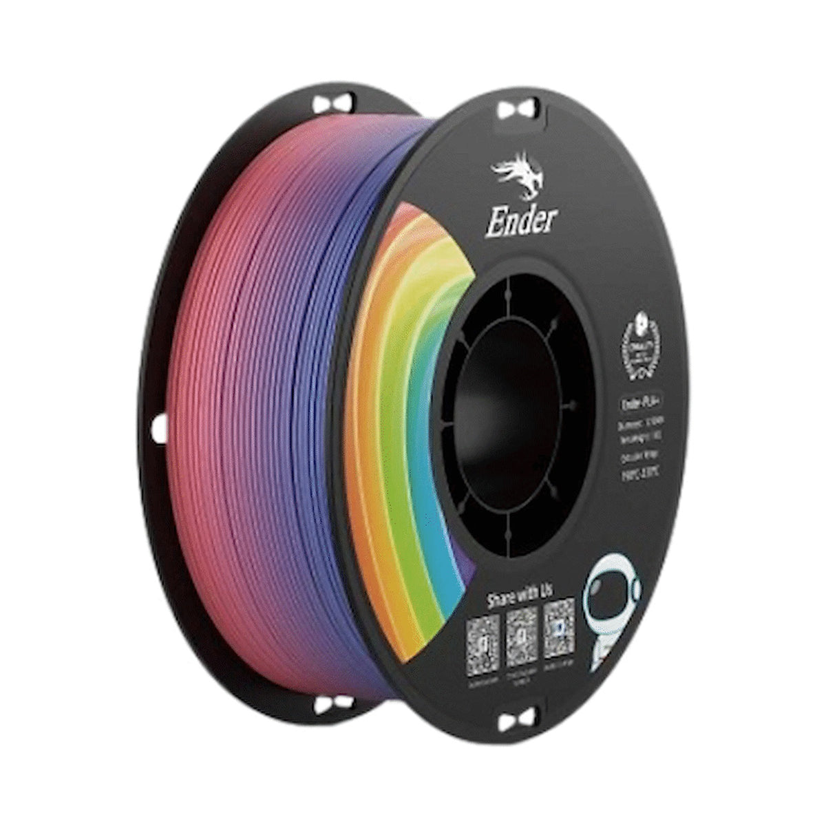 Ender PLA+ Filament - Rainbow 1kg