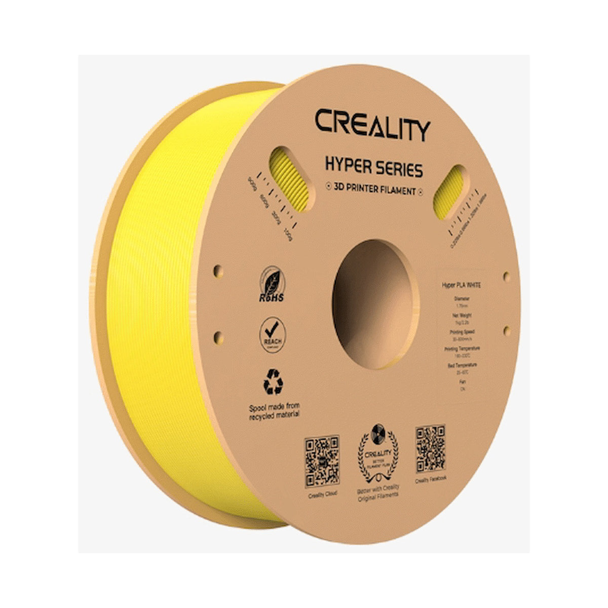 Creality Hyper PLA High-Speed Yellow Filament