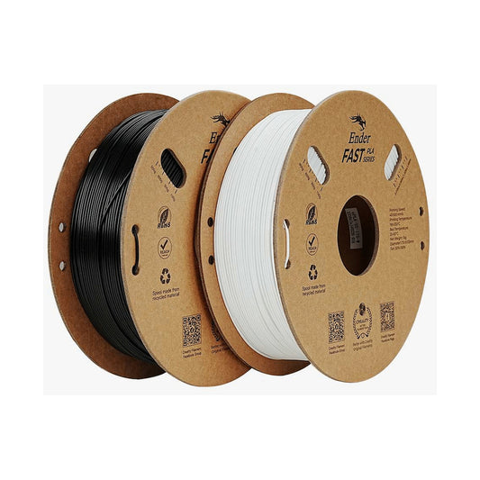 Creality Ender Fast PLA Filament Value Pack of 2 - White + Black