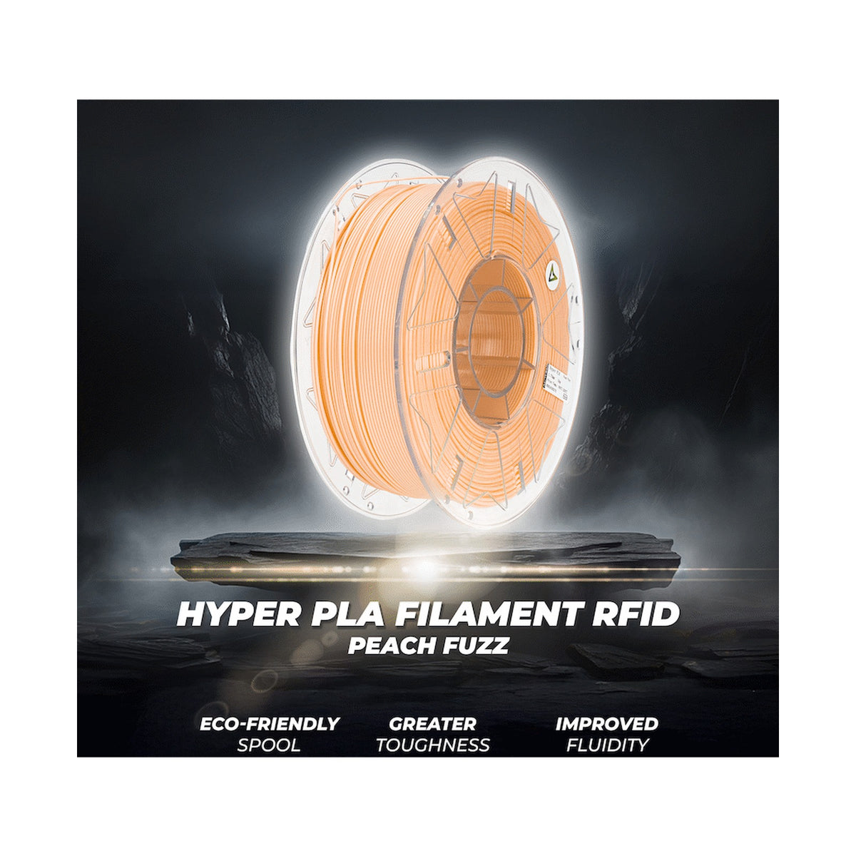 Creality Hyper PLA Filament RFID Peach Fuzz
