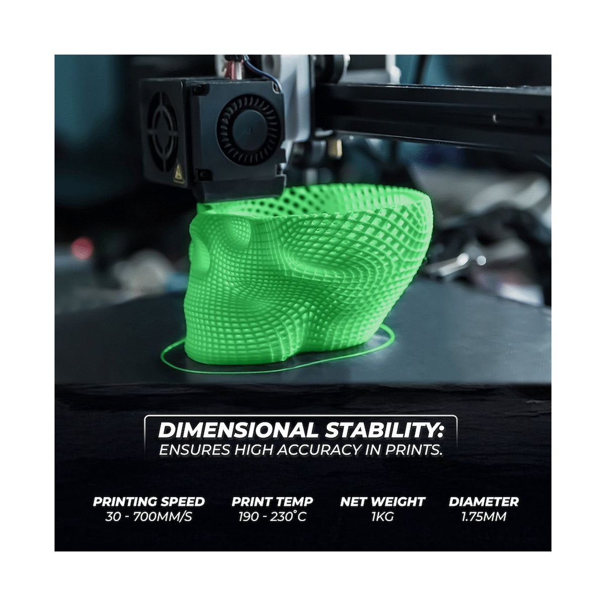 Creality Hyper PLA Filament - RFID - Green