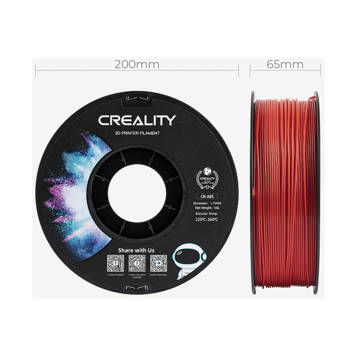 Creality ABS Filament - Red 1kg