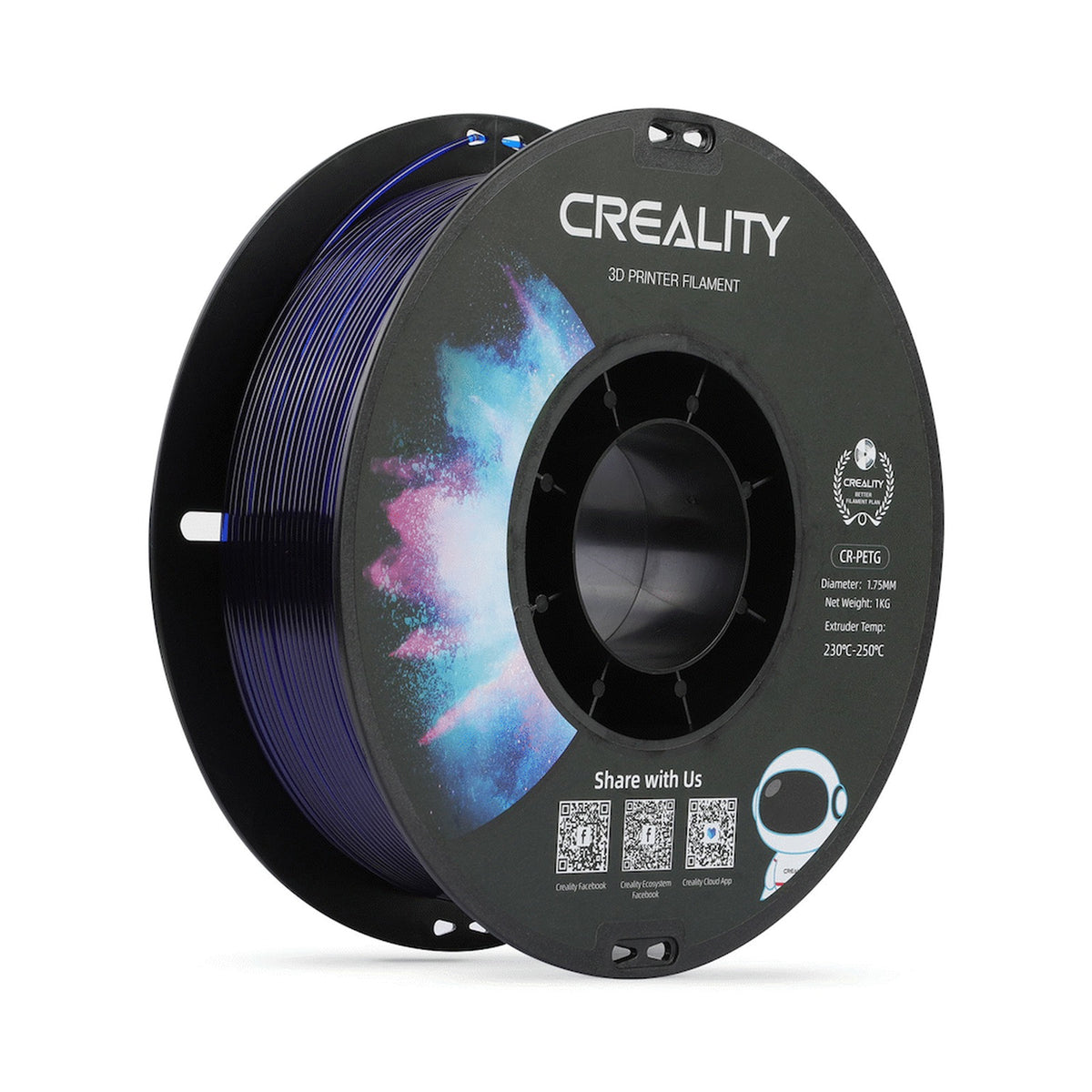 Creality PETG Filament Transparent Blue 1Kg