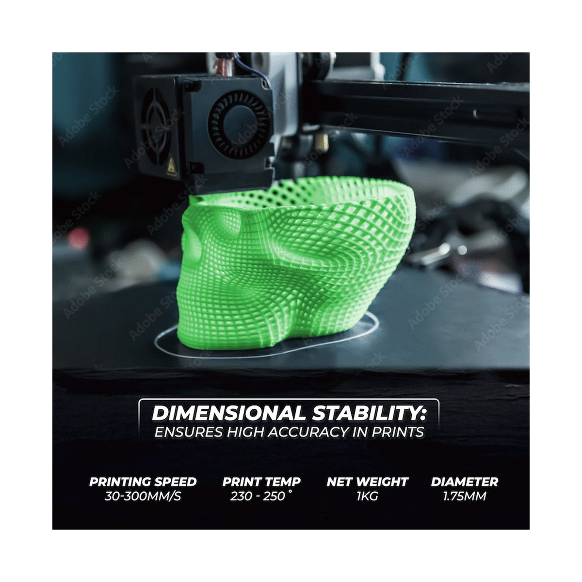 Creality PETG Filament - Green 1kg