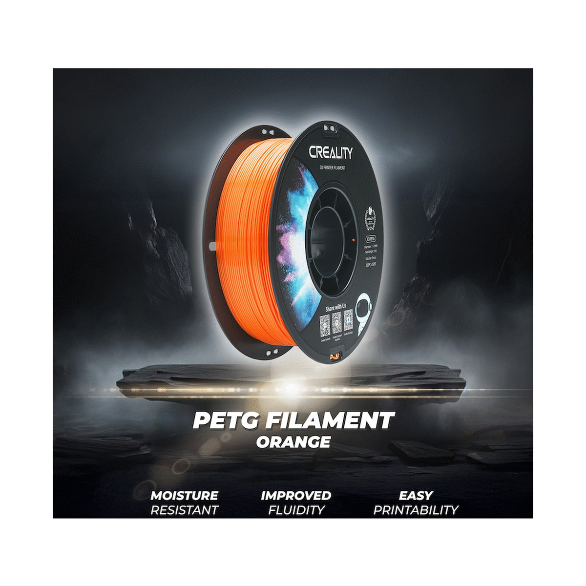 Creality PETG Filament - Orange - 1kg