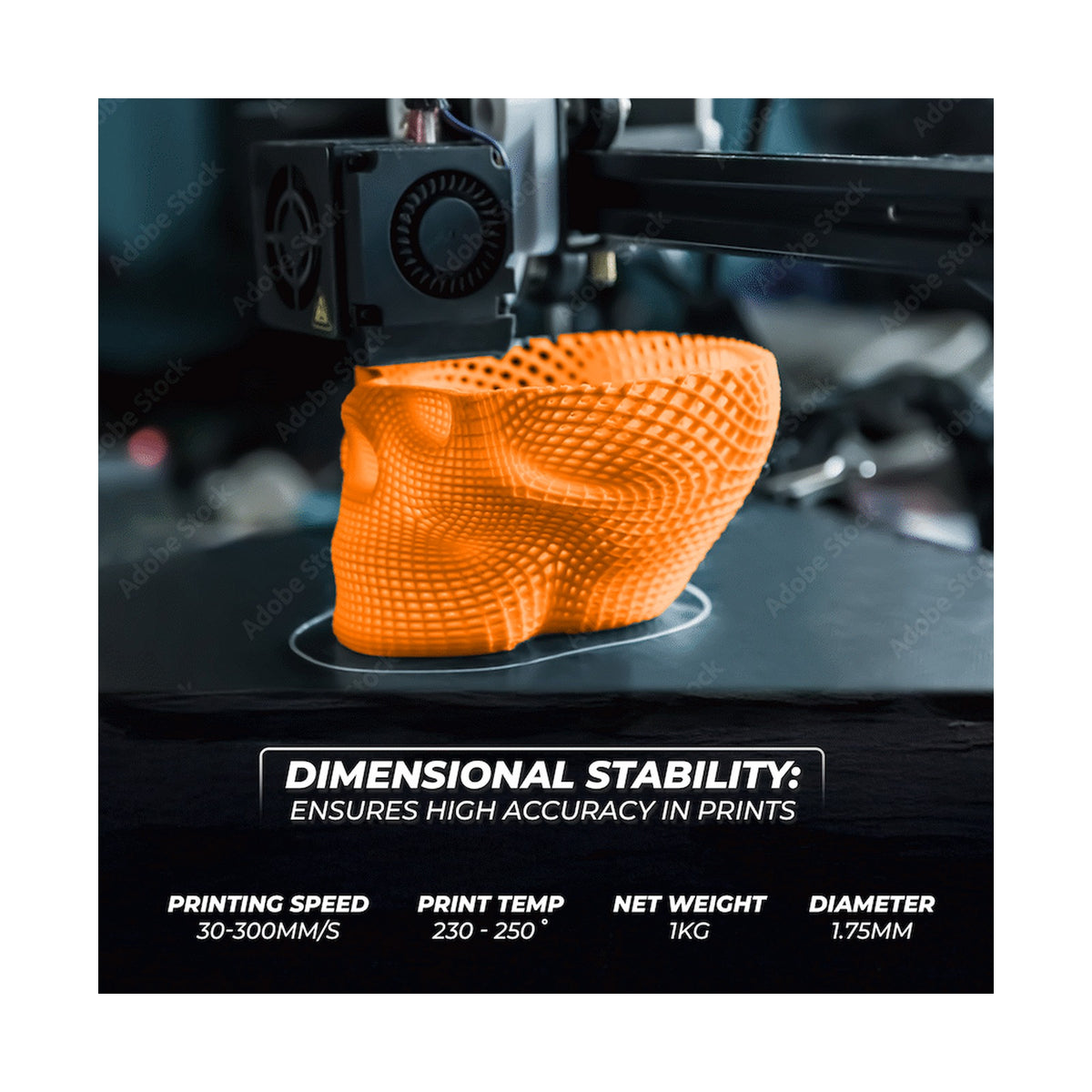 Creality PETG Filament - Orange - 1kg