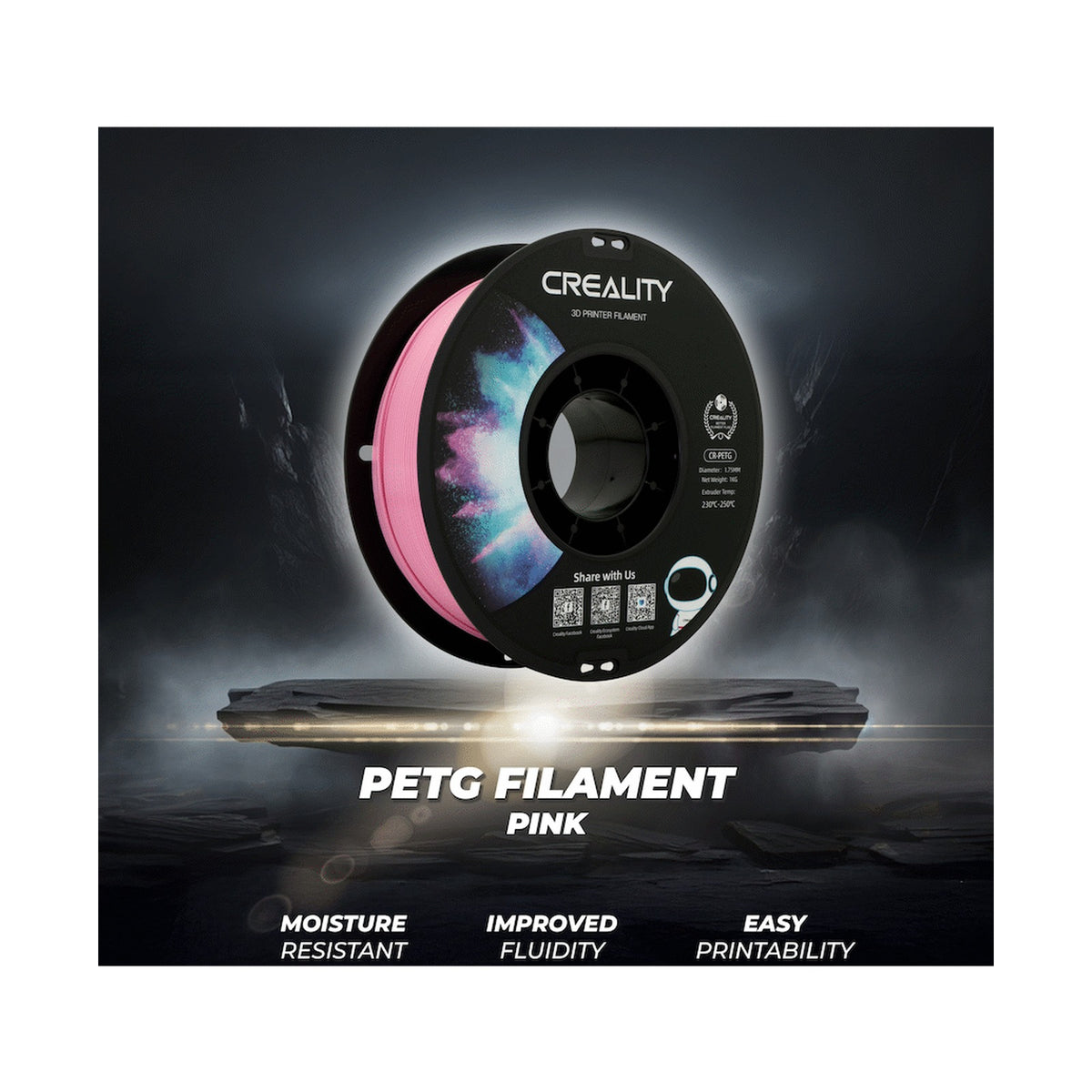 Creality PETG Filament Pink 1Kg