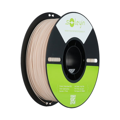 Soleyin Basic PETG Milk Tea Brown_1.75_1KG_Black Neutral Tray_ Eco Friendly Carton