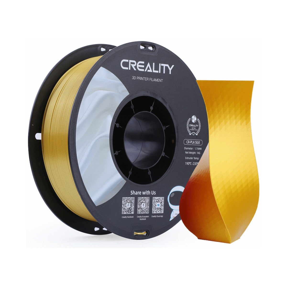 Creality Silk Filament PLA Gold 1Kg