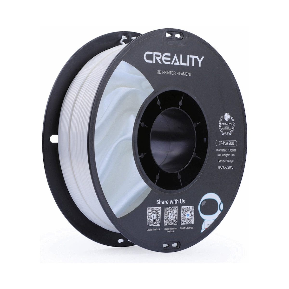 Creality Silk Filament PLA White 1kg