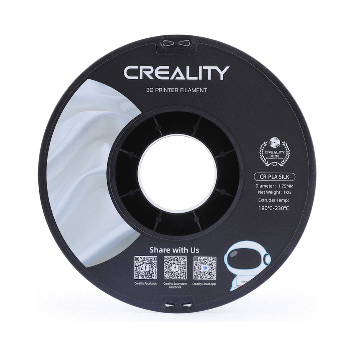 Creality Silk Filament PLA White 1kg