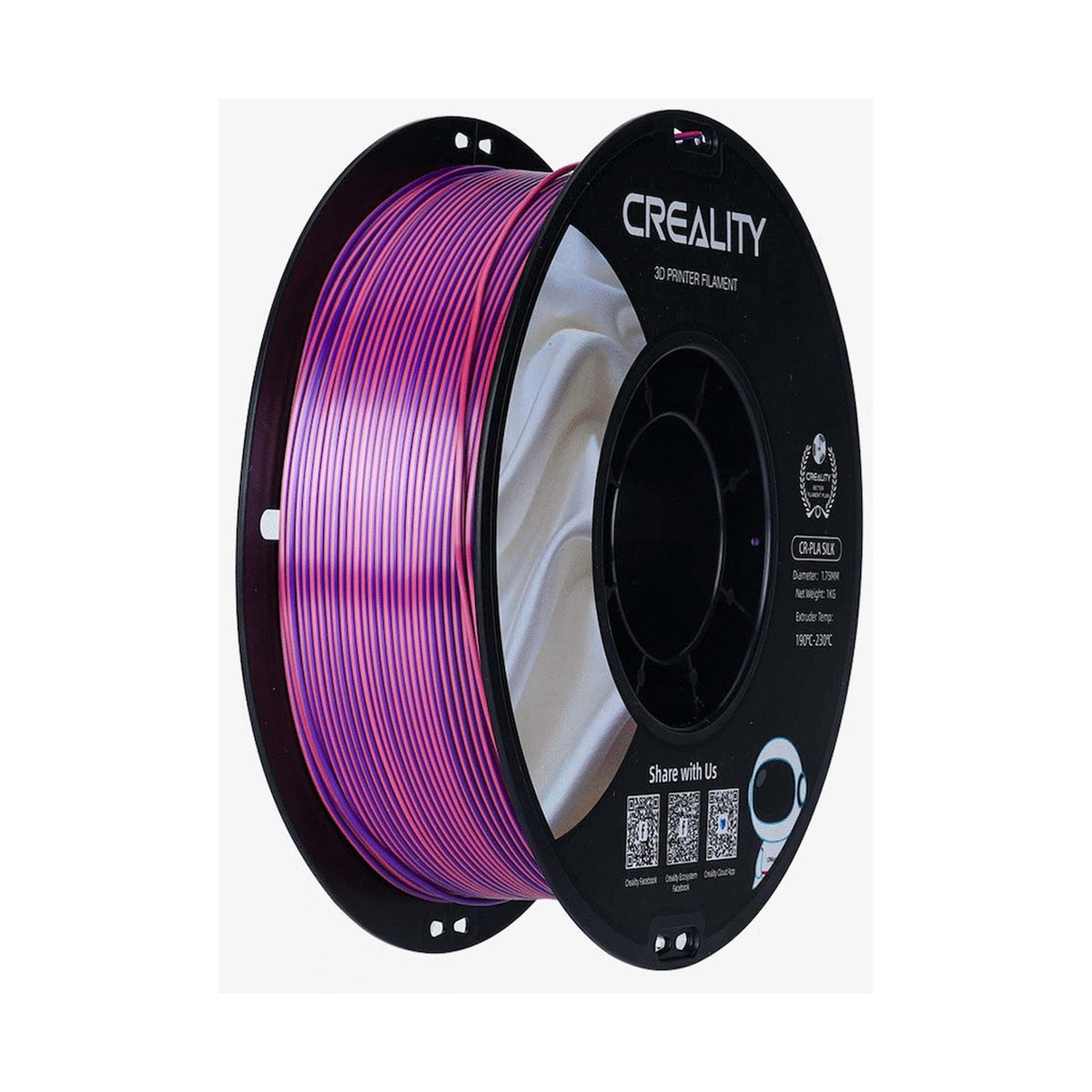 Creality Dual Silk Filament PLA Pink-Purple 1kg